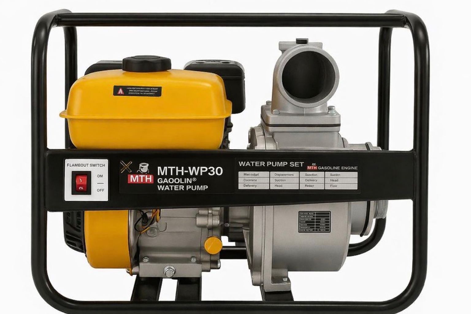 MTH WP30 – 3 Inch Petrol Water Pump (High-Performance Portable Water Pump Set)