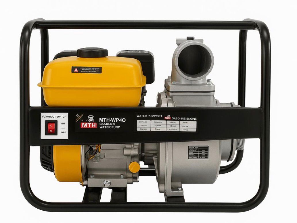 MTH WP40 – 4 Inch Petrol Water Pump (High-Performance Portable Water Pump Set)